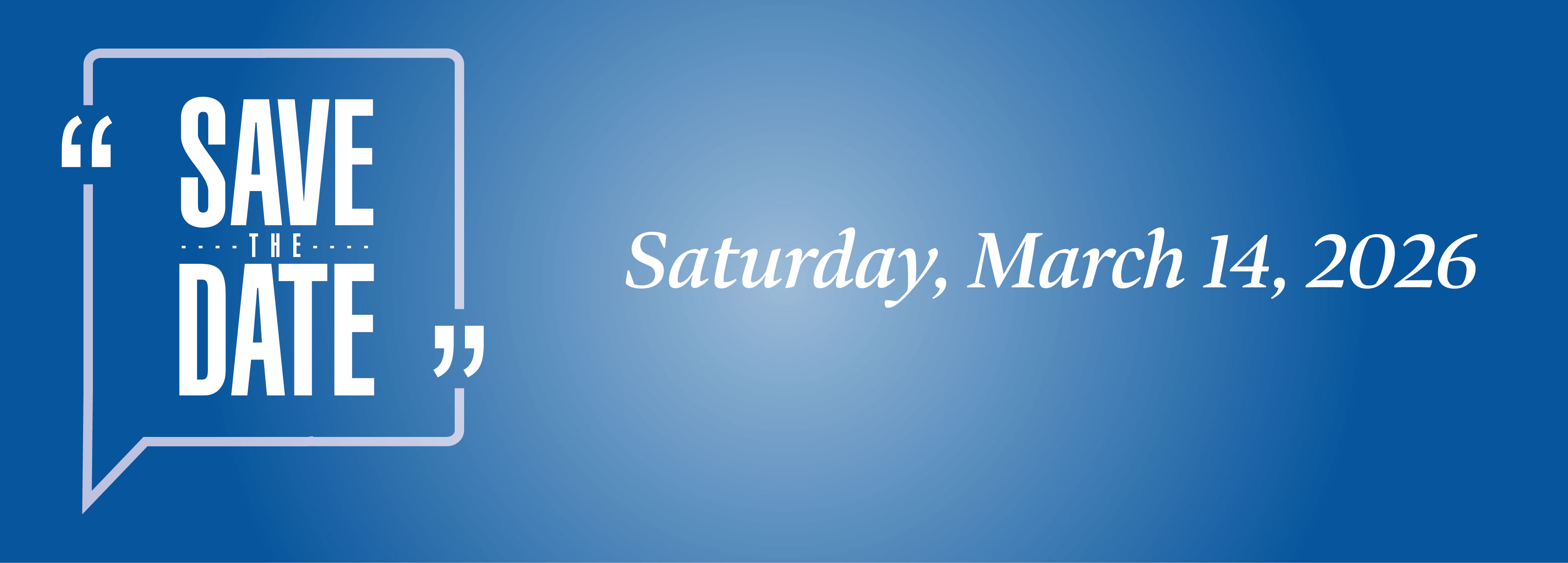 Save the Date
